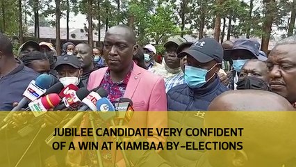 Jubilee candidate very confident of a win at Kiambaa by-elections