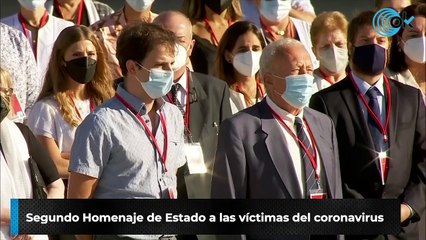 Segundo homenaje de Estado a las víctimas del coronavirus