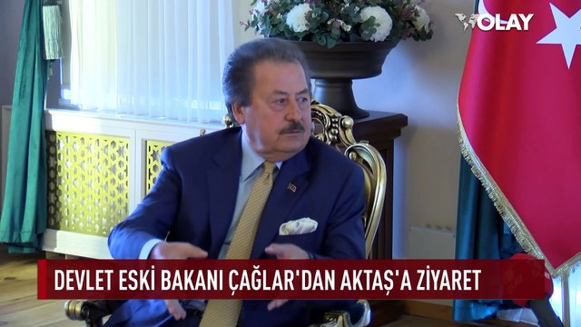 Devlet eski Bakanı Cavit Çağlar'dan Alinur Aktaş'a ziyaret