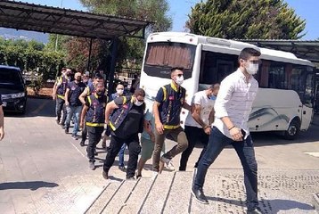 Son dakika haber... FETHİYE'DEKİ FUHUŞ OPERASYONUNUN ŞÜPHELİLERİ ADLİYEDE
