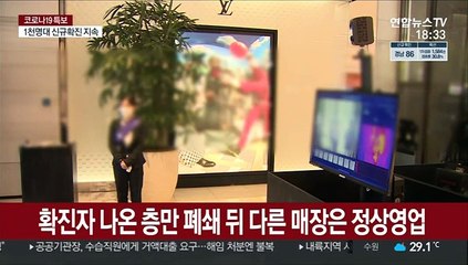 백화점, 코로나 확산에 비상…"영업 제한·검사 강화해야"