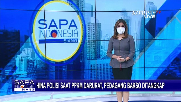 Hina Polisi Saat PPKM Darurat, Pedagang Bakso Ditangkap