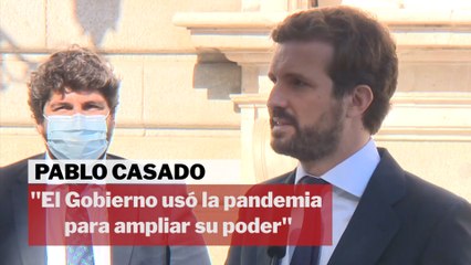 Pablo Casado  "El Gobierno usó la pandemia para ampliar su poder"