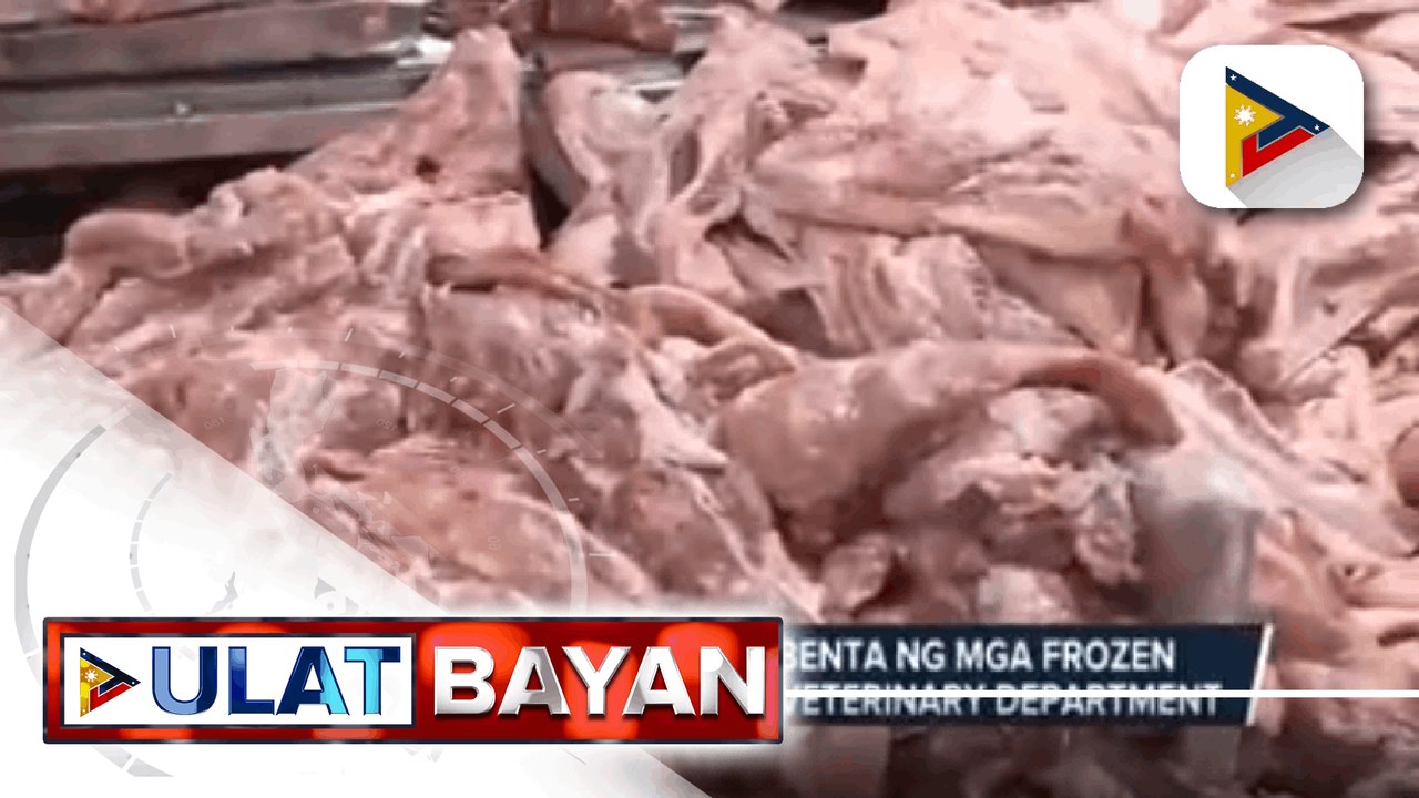 Hindi maayos na pagbebenta ng mga frozen pork,...