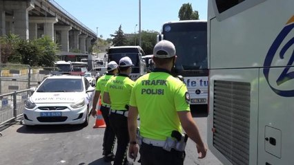 KURBAN BAYRAMI ÖNCESİ ŞEHİRLERARASI OTOBÜSLERE DENETİM