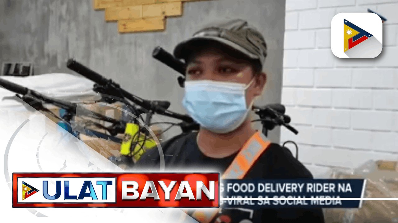 Babaeng food delivery rider na ninakawan ng bik...
