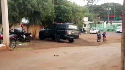 Equipes do COPE fazem buscas no Parque de Máquinas na Avenida Tancredo Neves