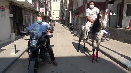 Amasyalı muhtardan 'atlı ve motorize' kurban timi