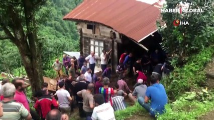 Rize'de sel ve heyelanda 7 kişi yaşamını yitirdi, 1 kayıp! Felaketin boyutları gün ağarınca ortaya çıktı