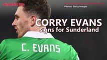 Corry Evans signs for Sunderland