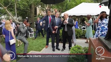Etats-Unis: une version miniature de la Statue de la Liberté inaugurée à Washington