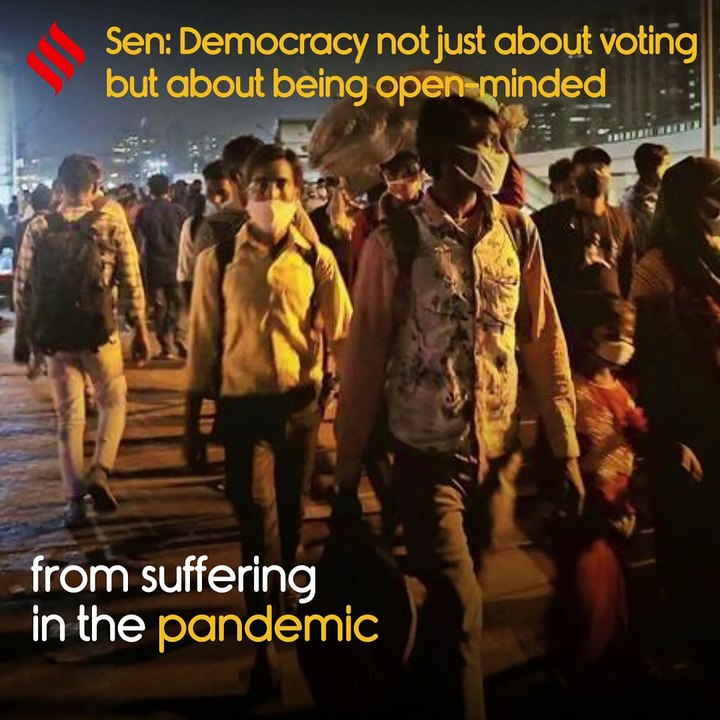 Amartya Sen Exclusive: “Public discussion could have saved poor from suffering in a pandemic”