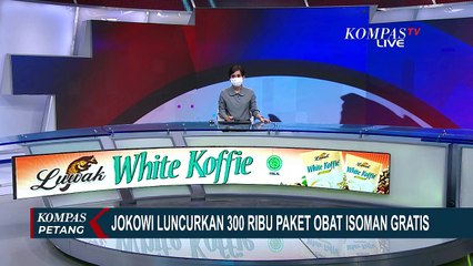 Jokowi Luncurkan 300.000 Paket Obat Isoman Gratis