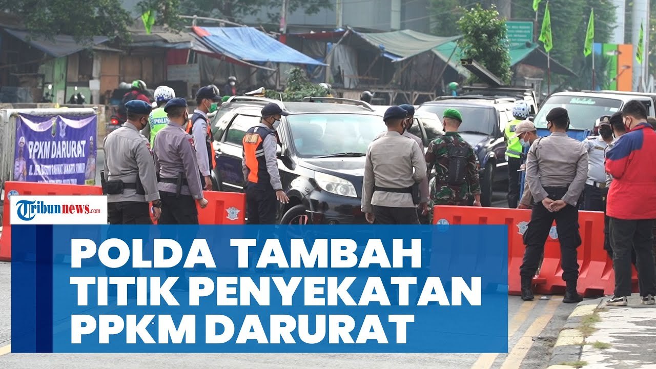 Polda Metro Jaya Tambah Titik Penyekatan PPKM Darurat