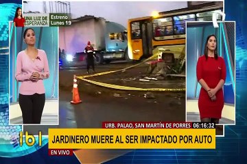 Auto impacta con un triciclo y deja una persona muerta en SMP