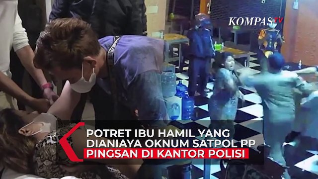 Saat Ibu Hamil yang Dianiaya Oknum Satpol PP Gowa Pingsan di Kantor Polisi