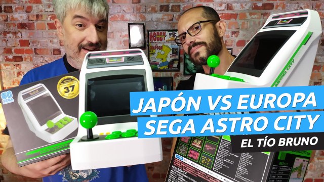 Tío Bruno Sega Astro City Mini Europa vs Japón