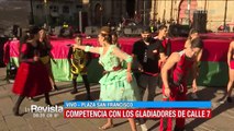 ¡Increíble! Sandra Alcázar terminó “arrastrando” a Jorge durante una competencia