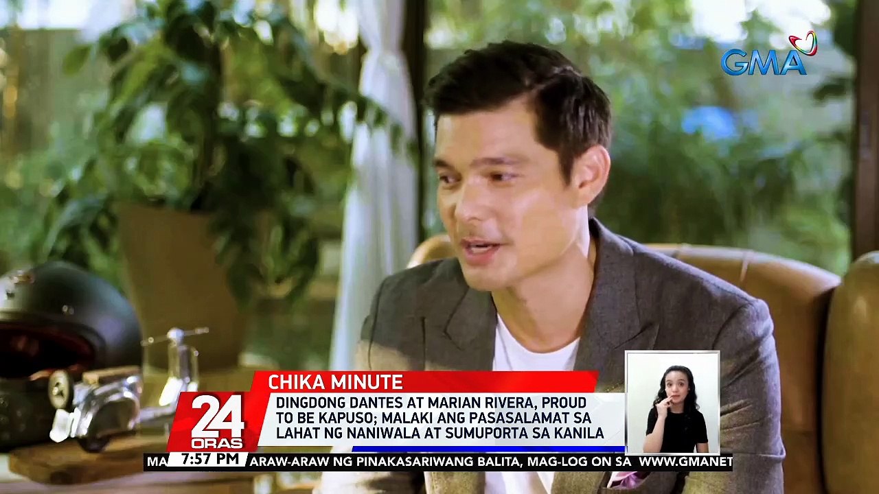 Dingdong Dantes at Marian Rivera, proud to be kapuso; malaki ang pasasalamat sa lahat ng naniwala at sumuporta sa kanila | 24 Oras