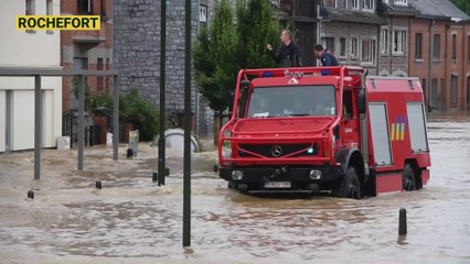 Inondations: crues dans la province de Namur