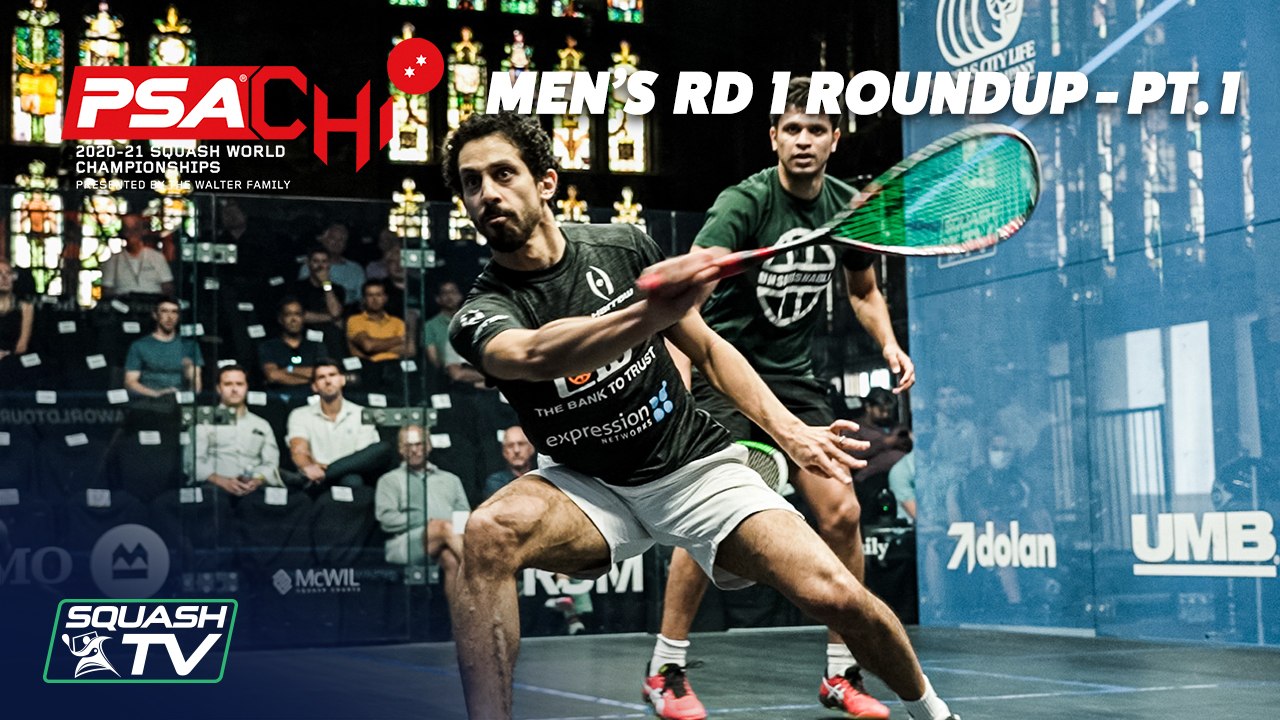 Squash - PSA World Championships 2020-21 - Men's Rd 1 Roundup [Pt.1]