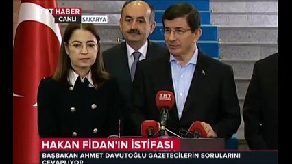 Davutoğlu'ndan Hakan Fidan'ın istifasına ilk yorum