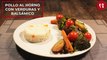 Pollo al horno con verduras y balsámico | Receta fácil y saludable | Directo al Paladar México