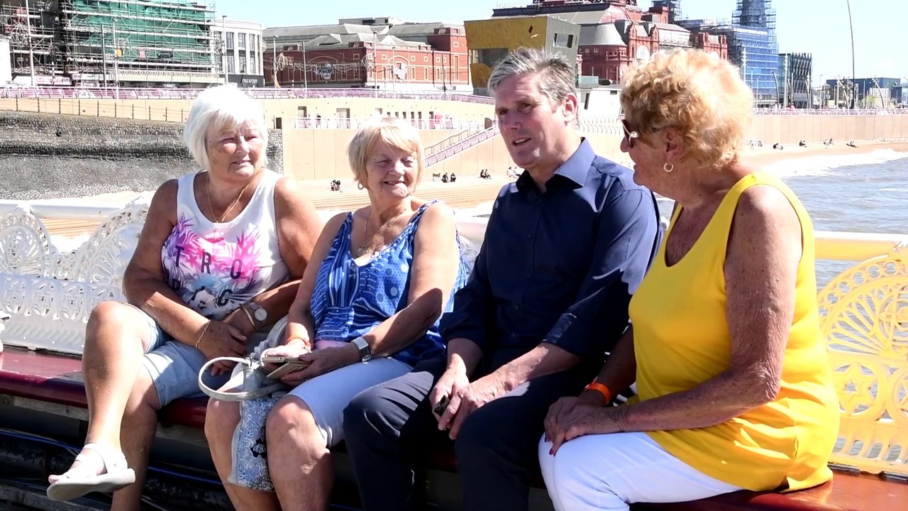 Labour leader Sir Keir Starmer wants to bring high quality jobs to the North West