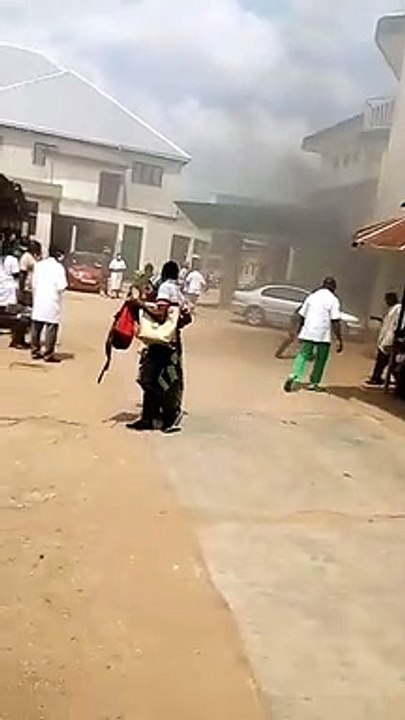 Togo : Terrible incendie au pavillon militaire du CHU SO