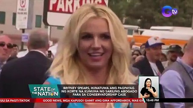 Britney Spears, ikinatuwa ang pagpayag ng korte na kumuha ng sariling abogado para sa conservatorship case | SONA