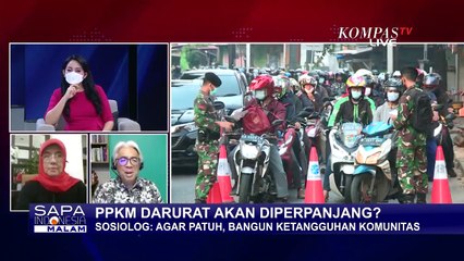 Bagaimana Cara Meningkatkan Efektivitas PPKM Darurat? Sosiolog: Bangun Ketangguhan Komunitas