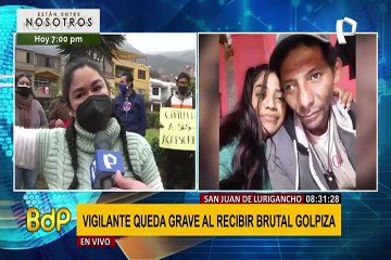Liberan a sujetos que agredieron brutalmente a vigilante en SJL