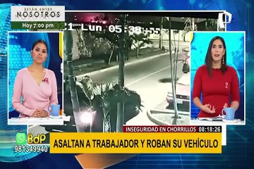 Inseguridad en Chorrillos: en un día se reportaron tres asaltos en la misma zona