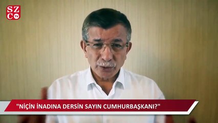 Davutoğlu'ndan Erdoğan'a Boğaziçi çağrısı: Bari bu kez inadına bir adım atmayın