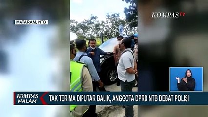 Viral! Anggota DPRD NTB Debat Dengan Polisi