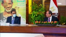 شاهد.. الرئيس يجتمع مع مجموعة من رجال الأعمال المصريين المشاركين في مبادرة حياة كريمة