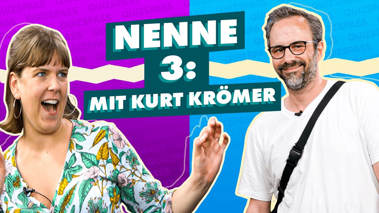 Kurt krömer in der "nenne 3"-challenge!