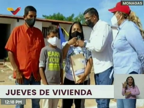 GMVV entrega la vivienda 3.595.587 en la Parroquia Corozo del Edo. Monagas