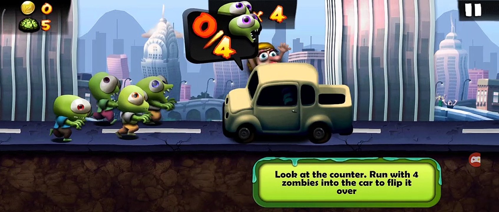 Zombie Tsunami Gameplay 1080P
