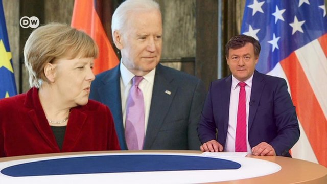 Зачем Меркель на самом деле полетела к Байдену? Спойлер: спасать Северный поток-2 (15.07.21)