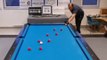 Artistic Pool Player Shows His Skills By Performing Amazing Trick Shots