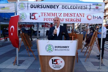 İHA'nın 15 Temmuz fotoğrafları Dursunbey'de sergilendi