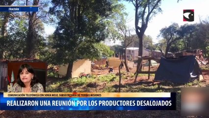 Realizaron una reunión por los productores desalojados