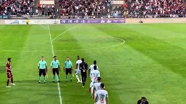 OM-Servette : l’entrée des deux équipes