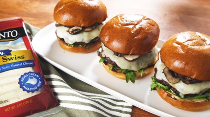 This Grilled Mushroom Swiss Burger Brings the Bistro to the Barbecue