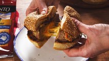 Grilled Turkey Juicy Lucy Burgers Couldn't Be Easier to Make
