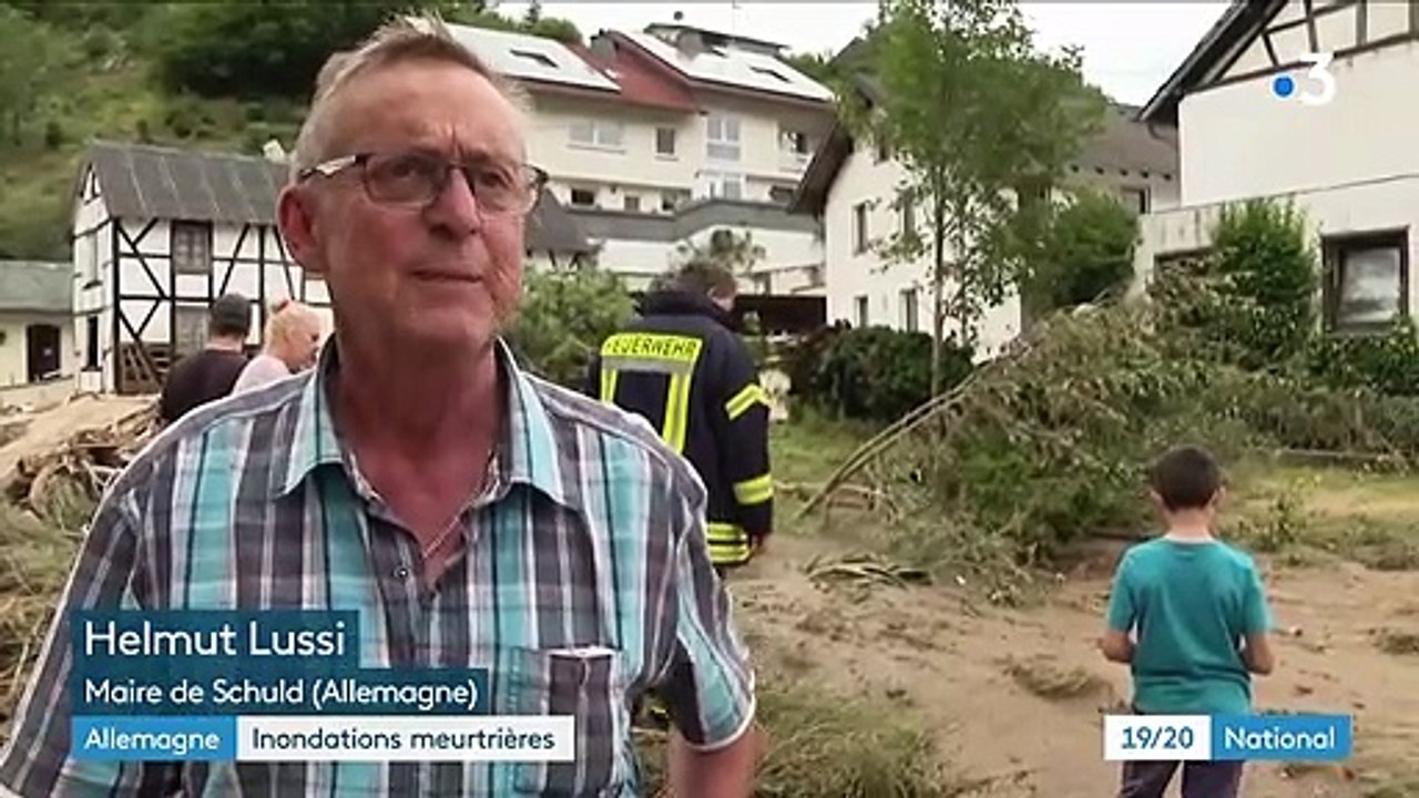 Allemagne : les inondations meurtrières ont dévasté la ville de Schuld