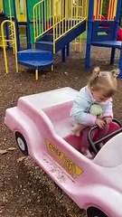 Little Girl Loves Her Halloween Baby Doll