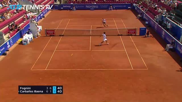 Bastad - Fognini piégé par Carballés Baena