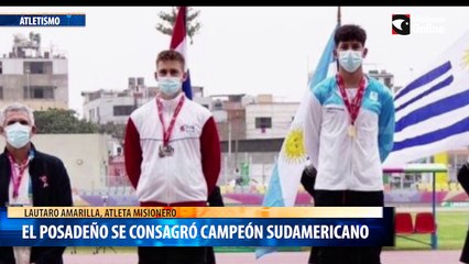 El posadeño se consagró campeón sudamericano